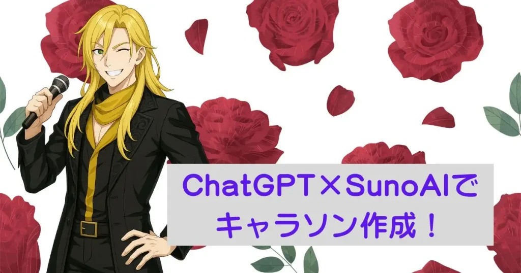 ChatGPT×SunoAIでキャラソン作成8