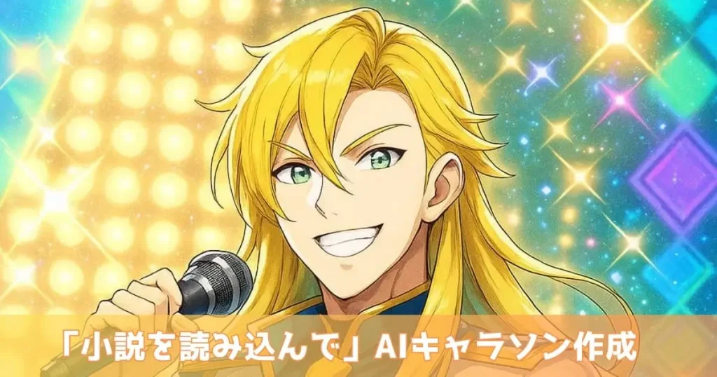 小説を読み込んでAIキャラソン作成リンク